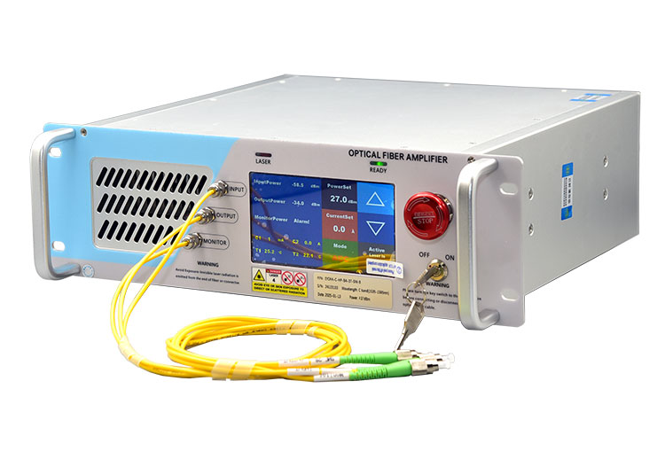 40dBm 10Watt Fiber Amplifier High Power PM Ytterbium-doped Optical Amplifier Benchtop YDFA-40-PM-B